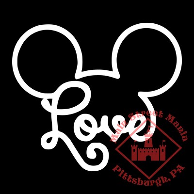 Mickey Mouse Love Ears Decal Sticker - image2